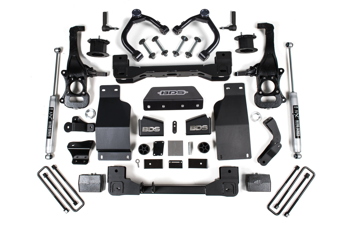 4 Inch Lift Kit | Chevy Trail Boss or GMC AT4 1500 (20-26) 4WD | Diesel - BDS Suspension BDS1807FS