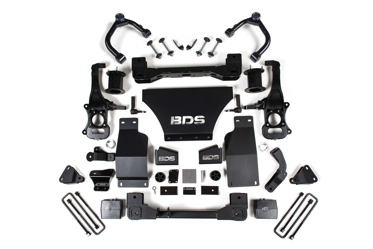 6 Inch Lift Kit | Adaptive Ride Control Only | Chevy Silverado High Country or GMC Denali 1500 (19-26) 4WD | Gas - BDS...