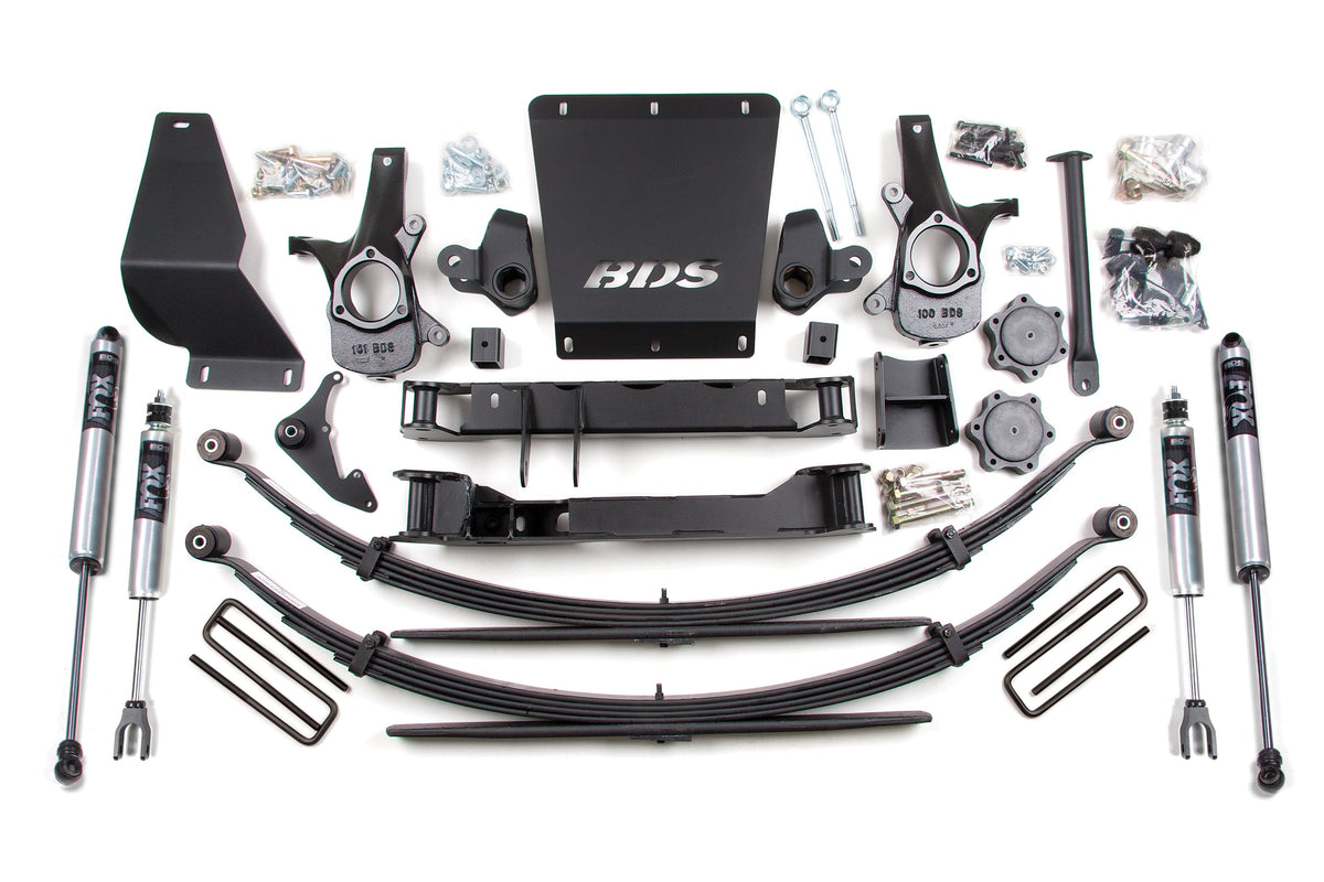 6 Inch Lift Kit | Chevy Silverado or GMC Sierra 1500 (99-06) 4WD - BDS Suspension BDS180FS