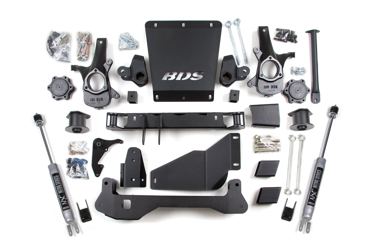 4 Inch Lift Kit | Chevy/GMC Avalanche, Surburban, Tahoe, or Yukon 1500 (00-06) 4WD - BDS Suspension BDS191FS