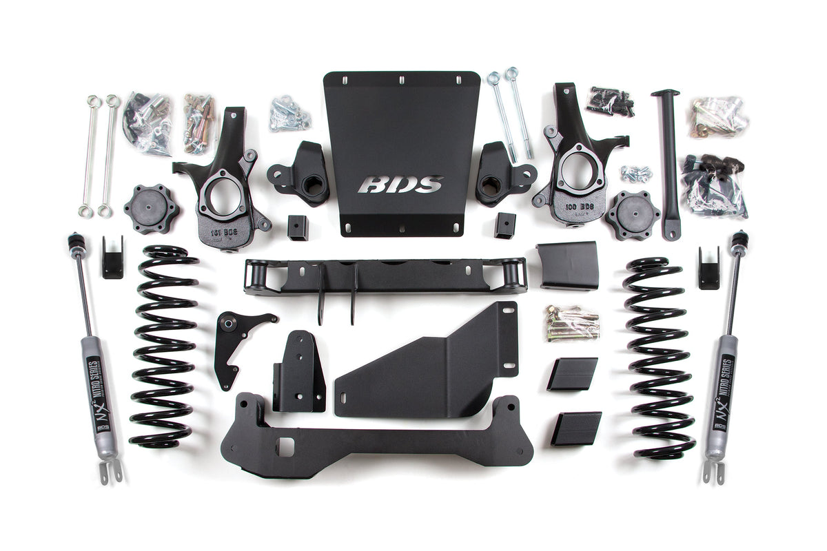6 Inch Lift Kit | Chevy/GMC Avalanche, Surburban, Tahoe, or Yukon 1500 (00-06) 4WD - BDS Suspension BDS183FS