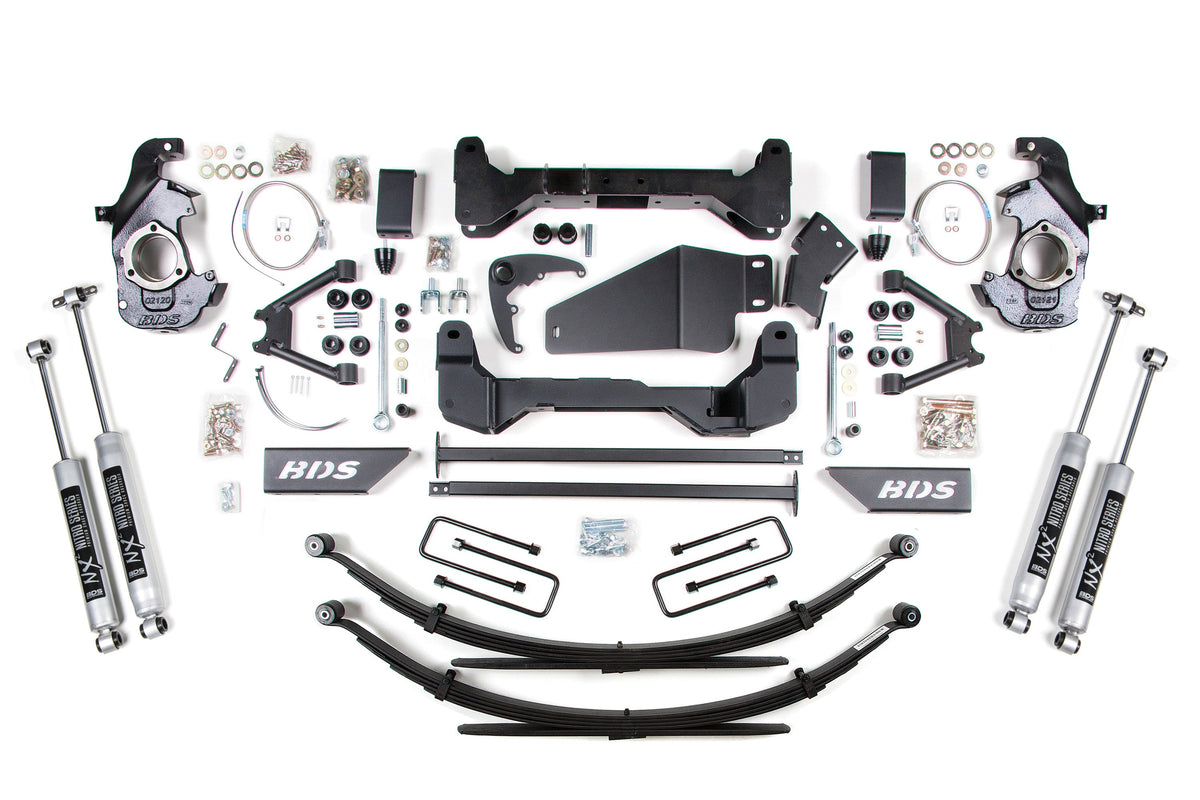 6 Inch Lift Kit | Chevy/GMC 1500/2500 6 Lug (88-98) 4WD - BDS Suspension BDS194H