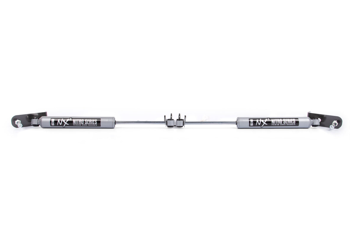 Dual Steering Stabilizer Kit w/ NX2 Shocks | Chevy Silverado & GMC Sierra 1500 (99-06) 4WD - BDS Suspension BDS2003DH
