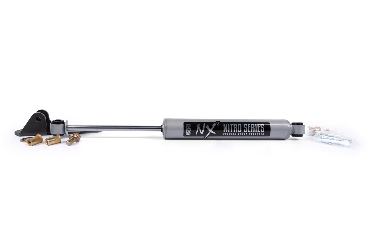 Single Steering Stabilizer Kit w/ NX2 Shock | Chevy Silverado & GMC Sierra 2500/3500HD (16-26) 4WD - BDS Suspension BDS2004SH