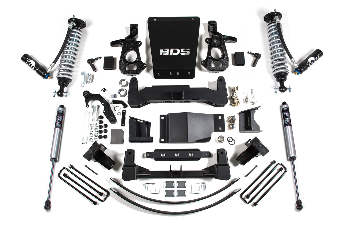 8 Inch Lift Kit | FOX 2.5 Coil-Over DSC | Chevy Silverado or GMC Sierra 1500 (14-18) 4WD - BDS Suspension BDS743FDSC