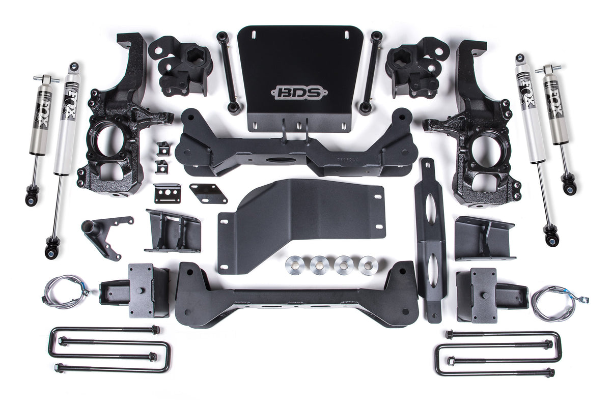 6.5 Inch Lift Kit | FOX 2.5 HTO Performance Series | Chevy Silverado or GMC Sierra 2500HD/3500HD (20-26) 4WD - BDS...