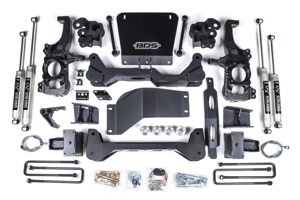 6.5 Inch Lift Kit | Chevy Silverado or GMC Sierra 2500HD/3500HD (20-26) 4WD - BDS Suspension BDS753FS