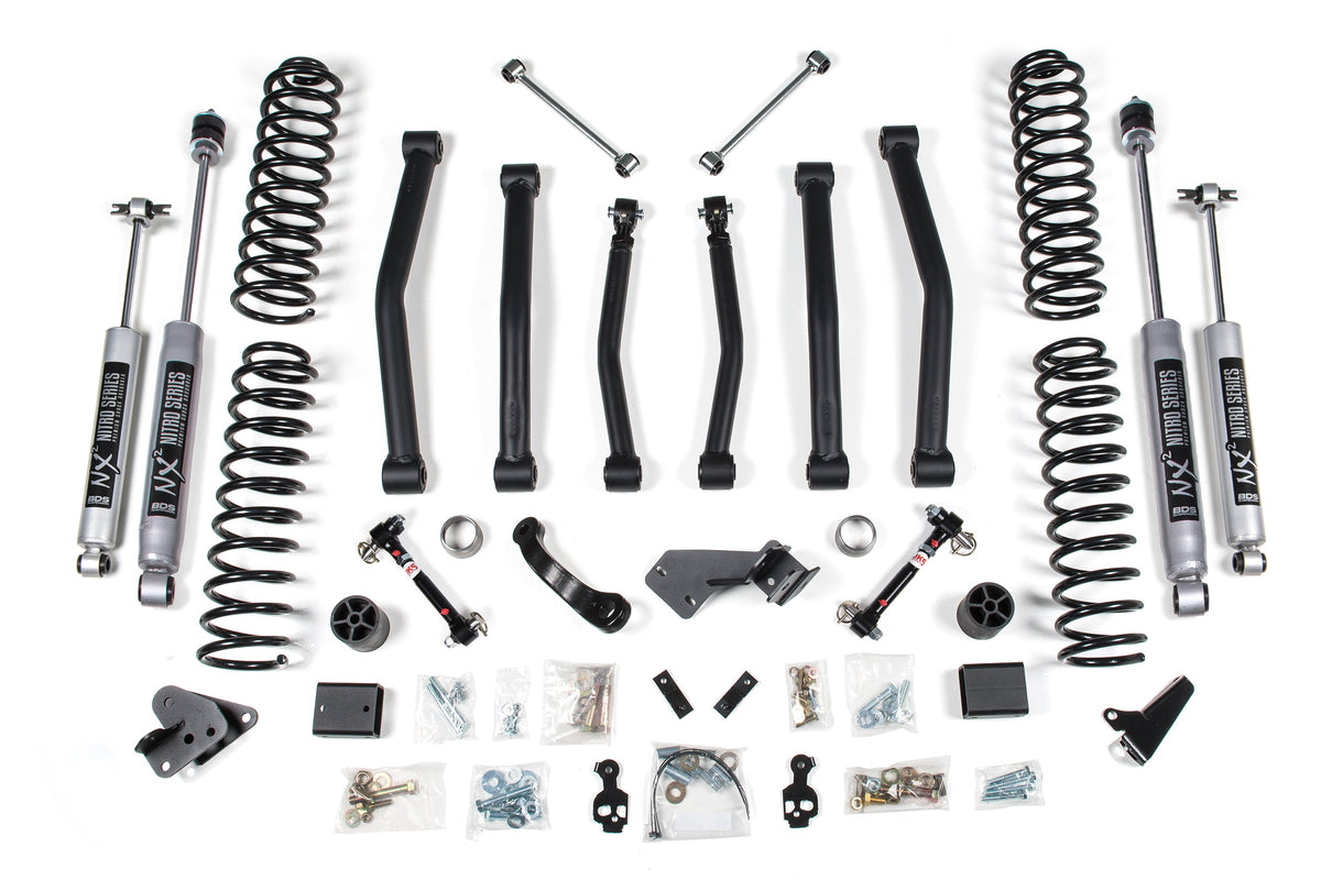4.5 Inch Lift Kit | Jeep Wrangler JK (12-18) 4-Door - BDS Suspension BDS1405FPE