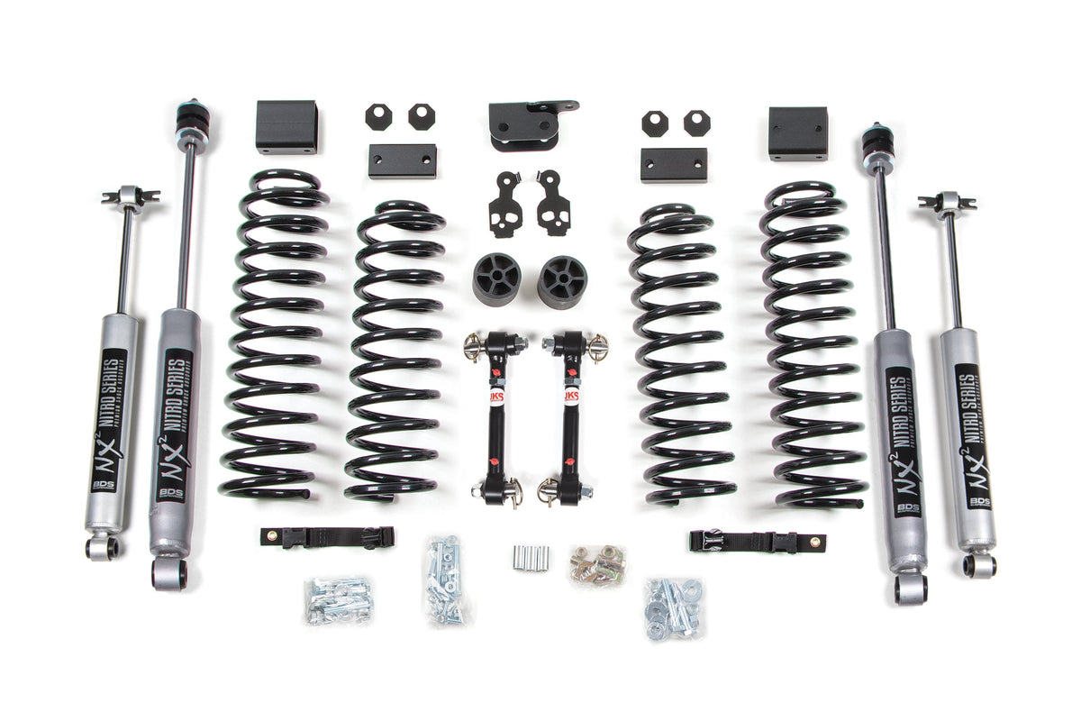 3 Inch Lift Kit | Jeep Wrangler JK (07-11) 4-Door - BDS Suspension BDS1411FPE