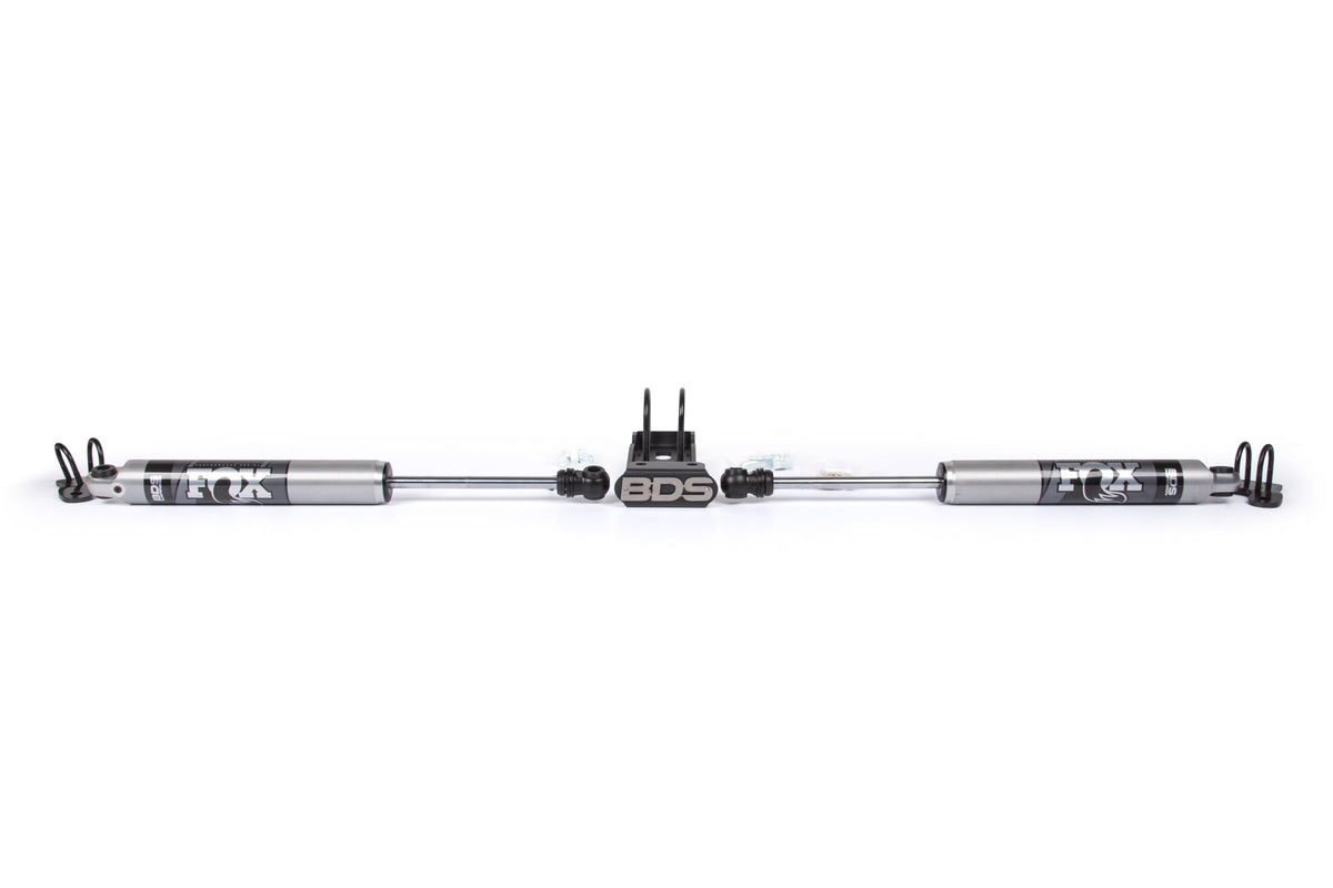 Dual Steering Stabilizer kit W/ FOX 2.0 Performance Shocks | Jeep Wrangler JL (18-25) and Gladiator JT (21-25) - BDS...