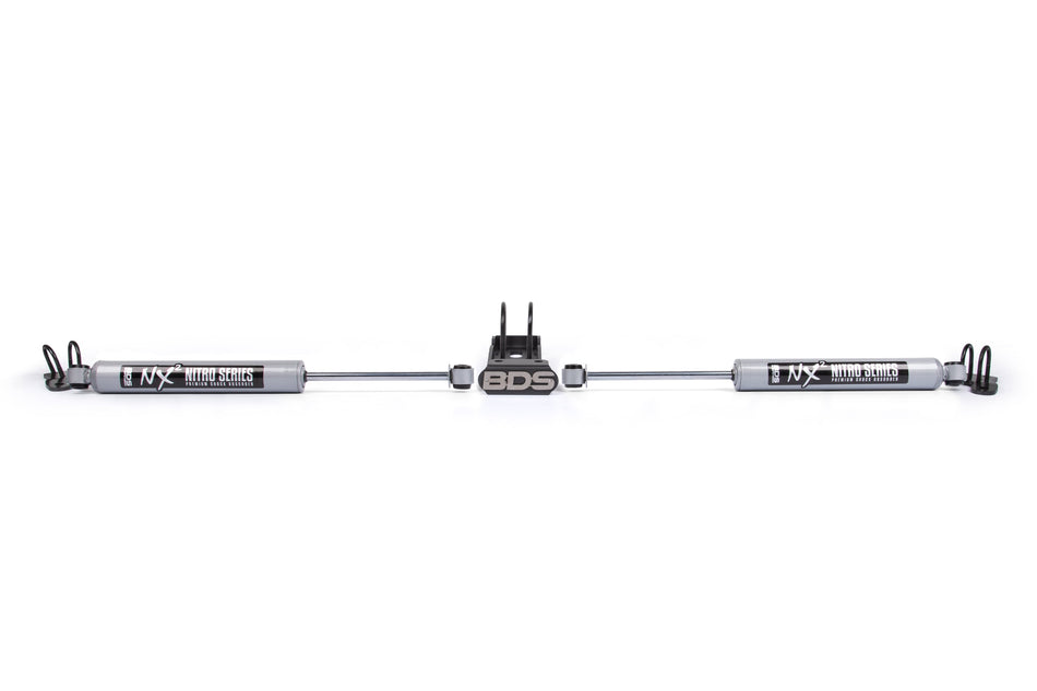 Dual Steering Stabilizer Kit w/ NX2 Shocks | Jeep Wrangler JK (07-18) - BDS Suspension BDS2027DH