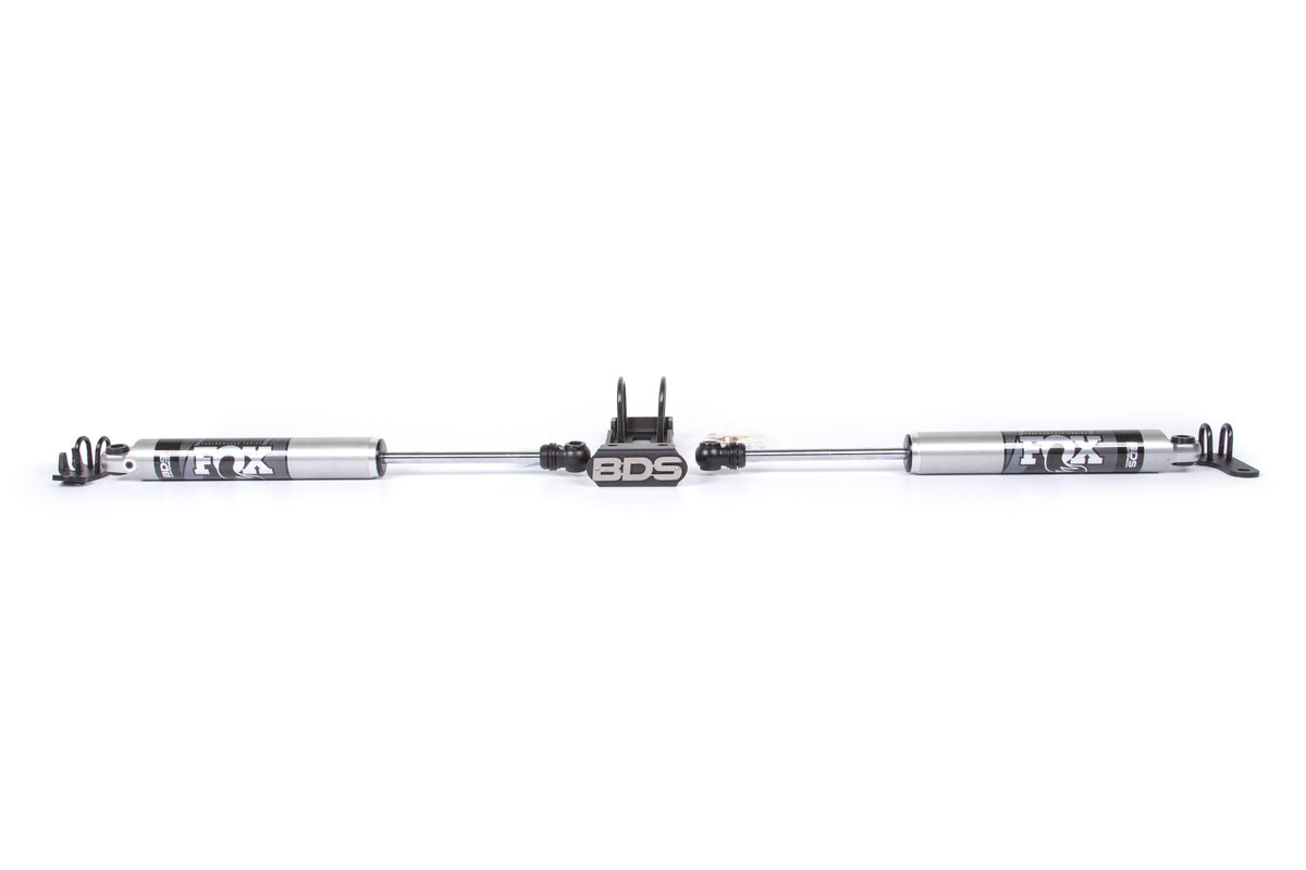 Dual Steering Stabilizer Kit w/ FOX 2.0 Performance Shocks | Jeep Wrangler TJ (97-06), Cherokee XJ (84-01), Grand...