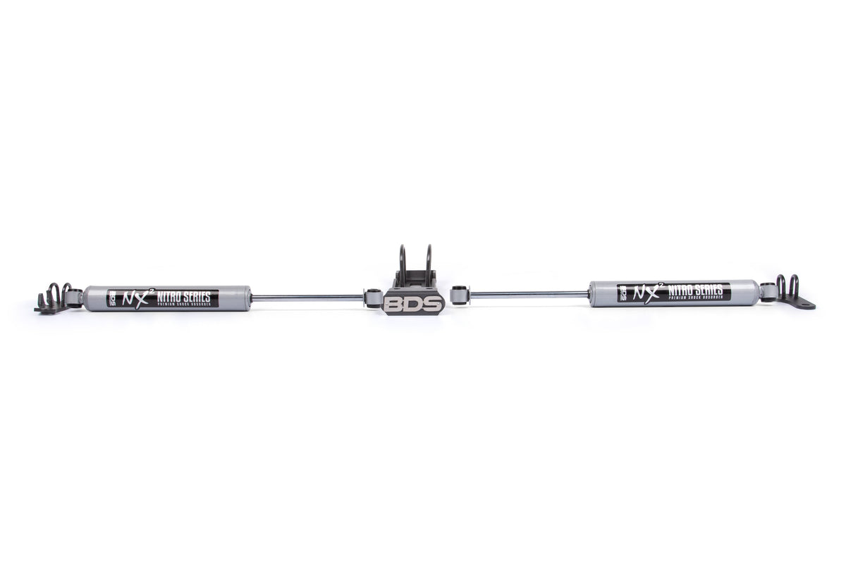 Dual Steering Stabilizer Kit w/ NX2 Shocks | Jeep Wrangler TJ (97-06), Cherokee XJ (84-01), Grand Cherokee ZJ (93-98) -...