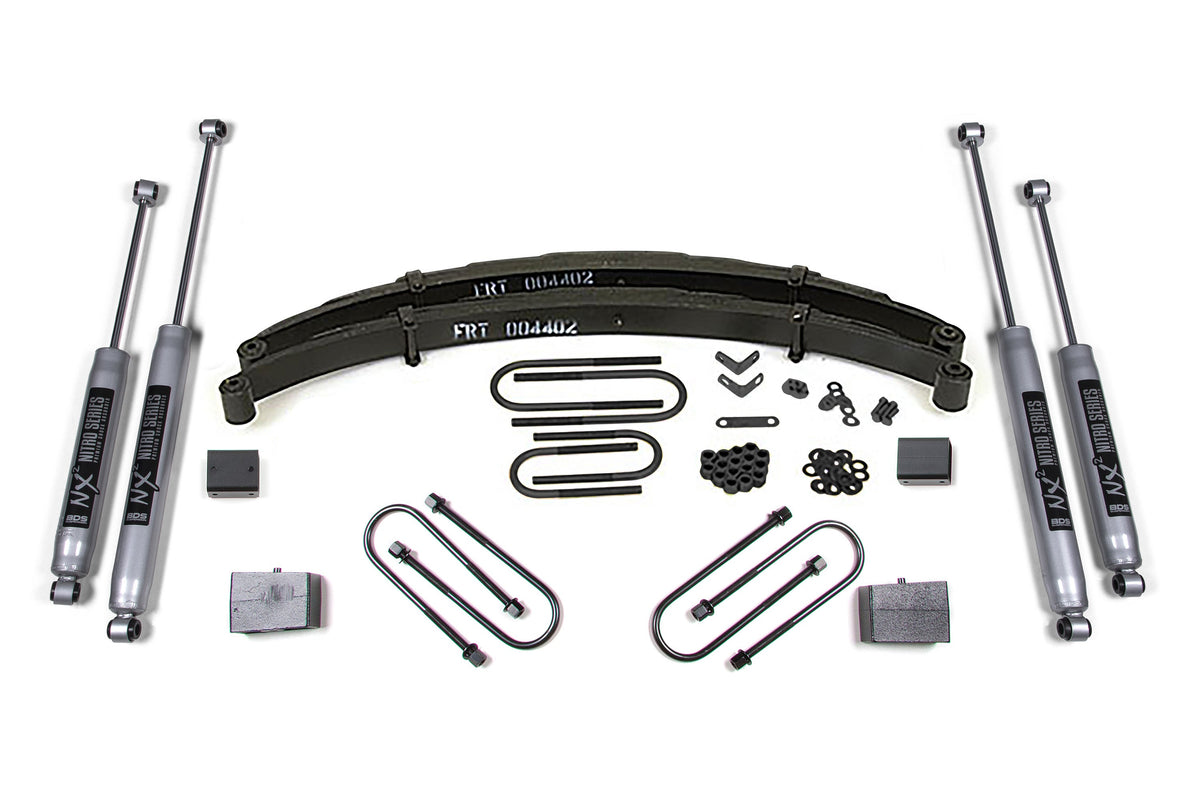 4 Inch Lift Kit | Jeep Cherokee SJ, Wagoneer, Grand Wagoneer, or J10/J20 (74-89) - BDS Suspension BDS404H