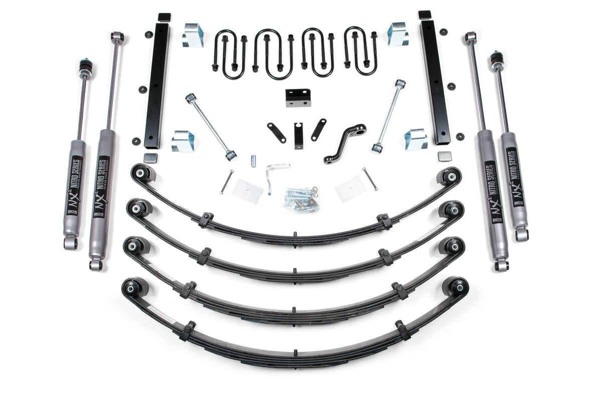 3.5 Inch Lift Kit | Jeep Wrangler YJ (87-95) - BDS Suspension BDS409H