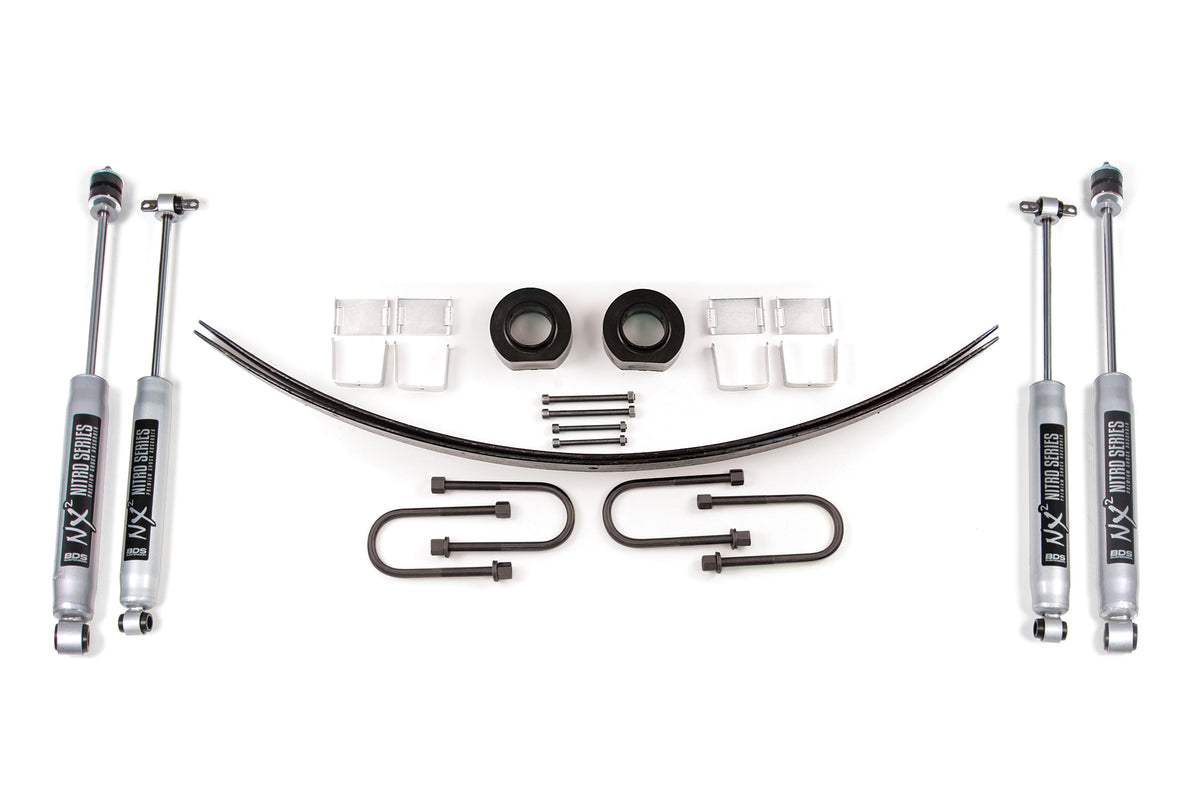 1.75 Inch Lift Kit | Jeep Cherokee XJ (84-01) - BDS Suspension BDS426FS