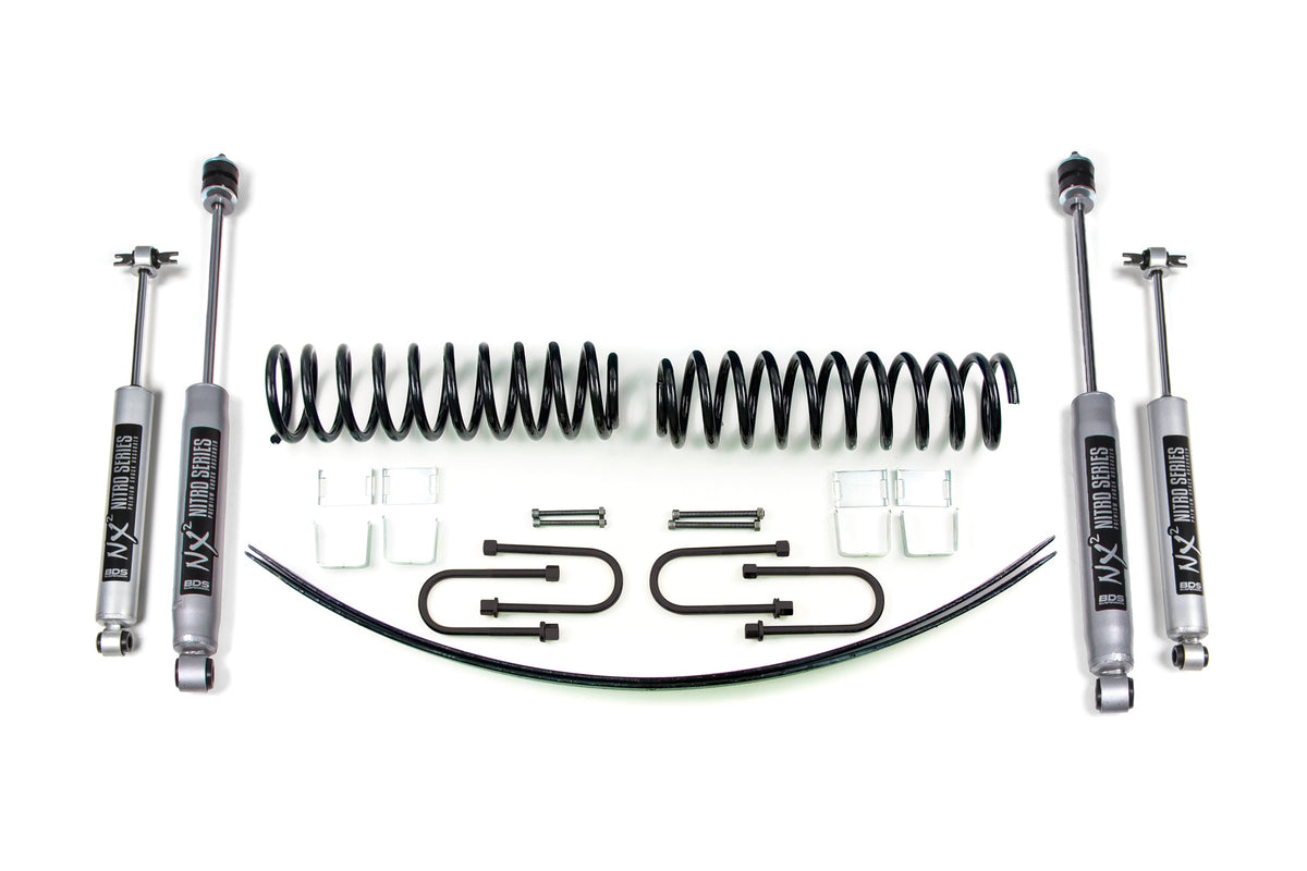 2 Inch Lift Kit | Jeep Cherokee XJ (84-01) - BDS Suspension BDS428FS