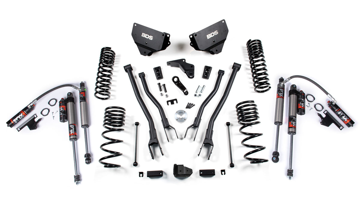 4 Inch Lift Kit w/ 4-Link | Ram 2500 (14-18) 4WD | Gas - BDS Suspension BDS1611FS