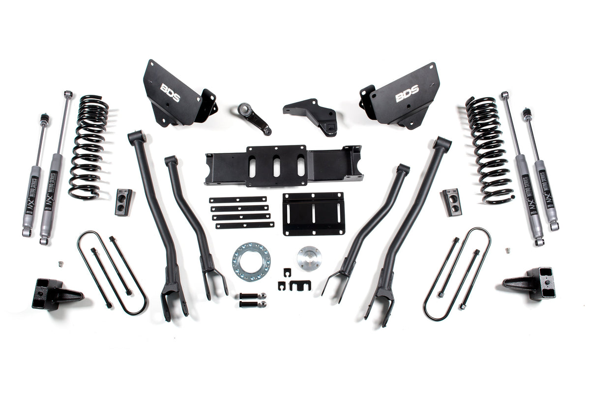 6 Inch Lift Kit w/ 4-Link | Ram 3500 (13-18) 4WD | Diesel - BDS Suspension BDS1603FPE