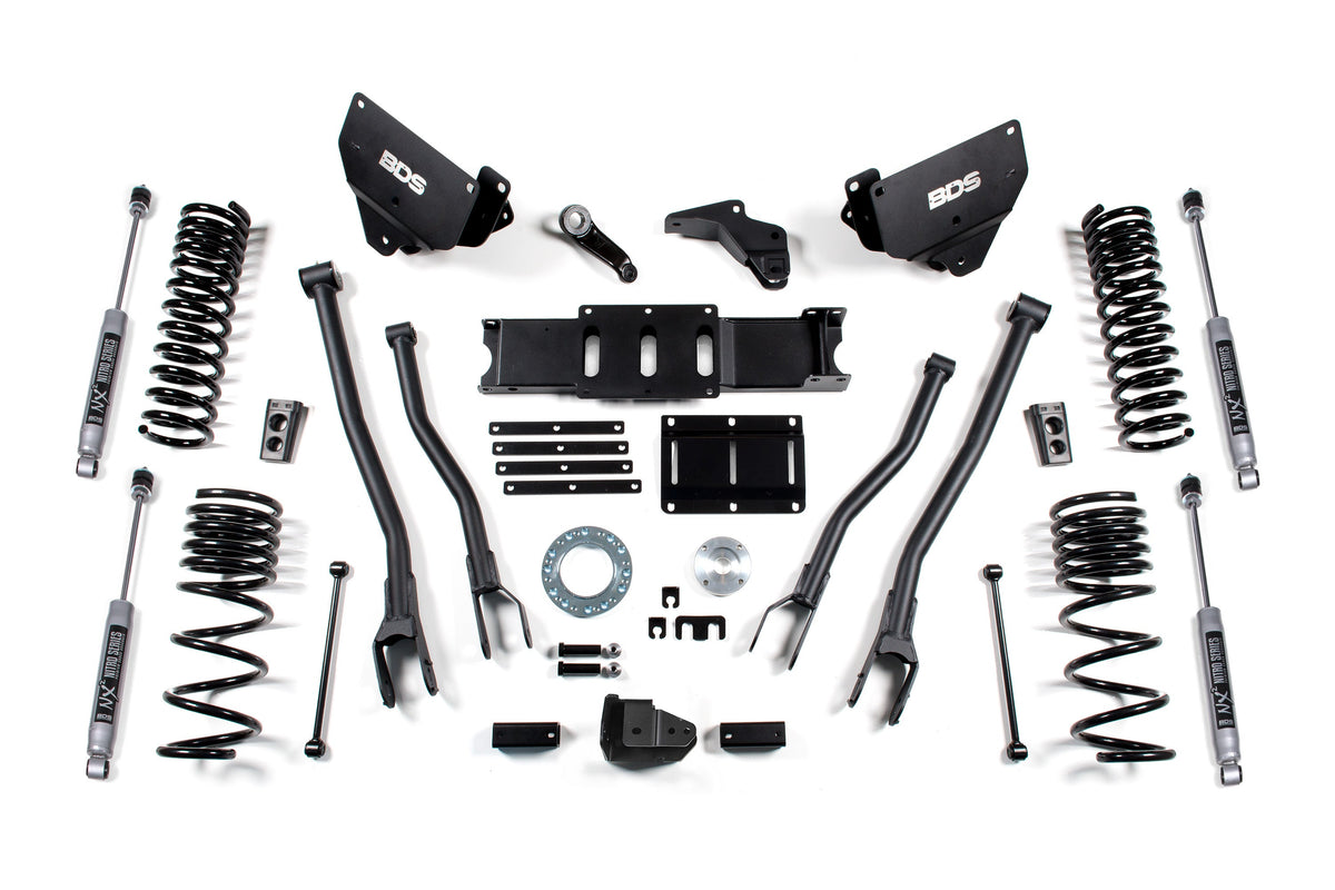 6 Inch Lift Kit w/ 4-Link | Ram 2500 (14-18) 4WD | Diesel - BDS Suspension BDS1604FPE