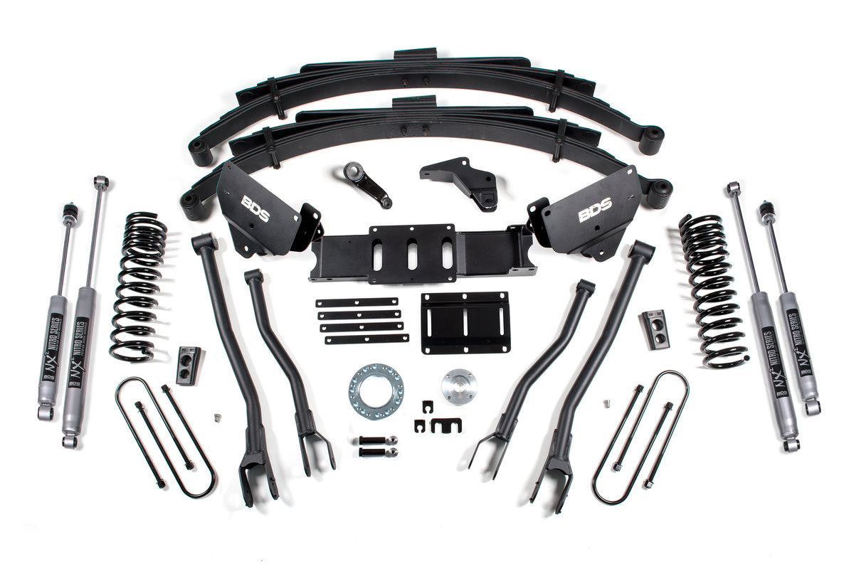 6 Inch Lift Kit w/ 4-Link | Ram 3500 (13-18) 4WD | Diesel - BDS Suspension BDS1618FPE