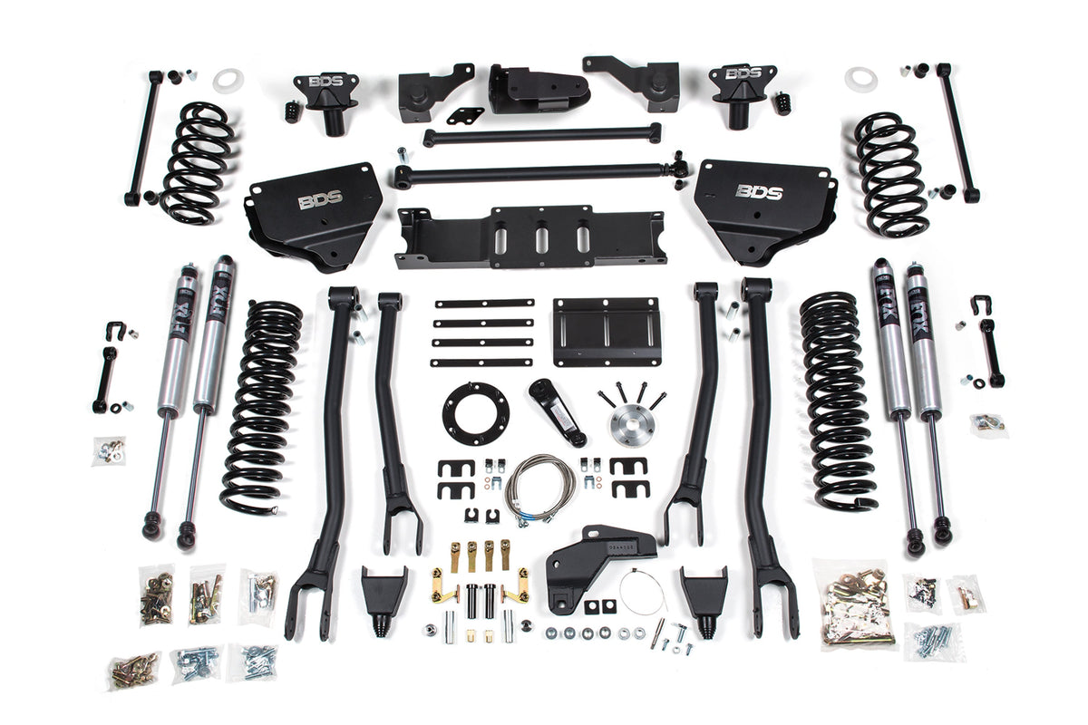 8 Inch Lift Kit w/ 4-Link | Ram 2500 (14-18) 4WD | Diesel - BDS Suspension BDS1626H