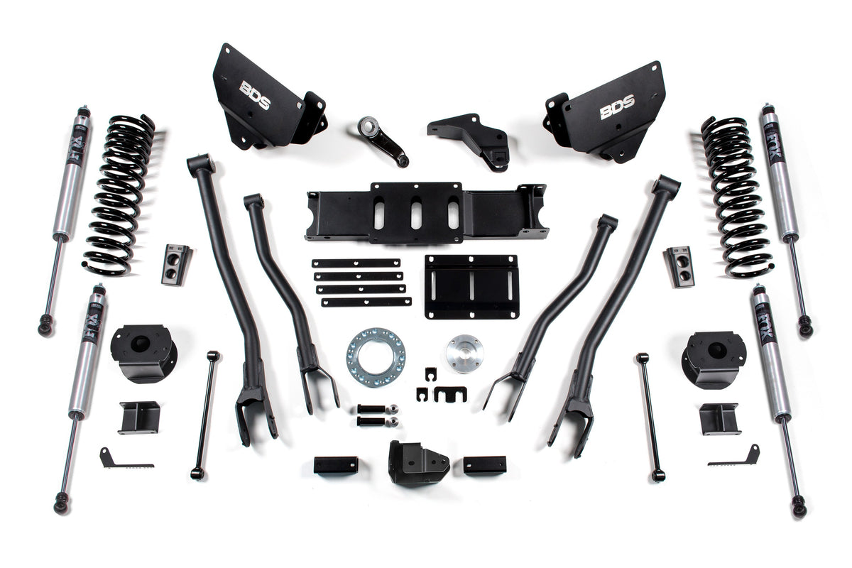 6 Inch Lift Kit w/ 4-Link | Ram 2500 w/ Rear Air Ride (14-18) 4WD | Diesel - BDS Suspension BDS1628H