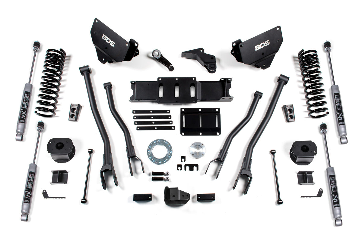 6 Inch Lift Kit w/ 4-Link | Ram 2500 w/ Rear Air Ride (14-18) 4WD | Diesel - BDS Suspension BDS1628FS