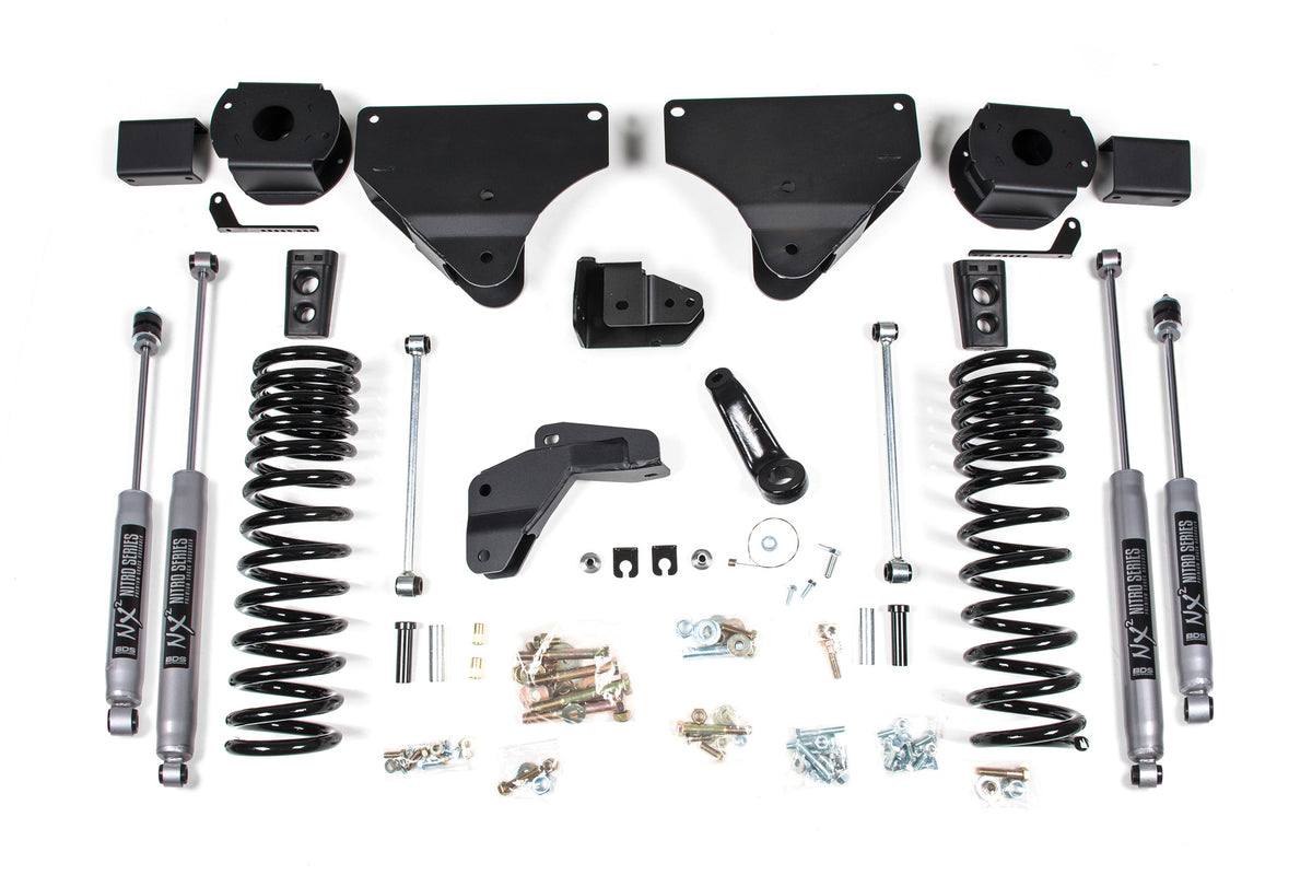 4 Inch Lift Kit | Ram 2500 w/ Rear Air Ride (14-18) 4WD | Gas - BDS Suspension BDS1633FS