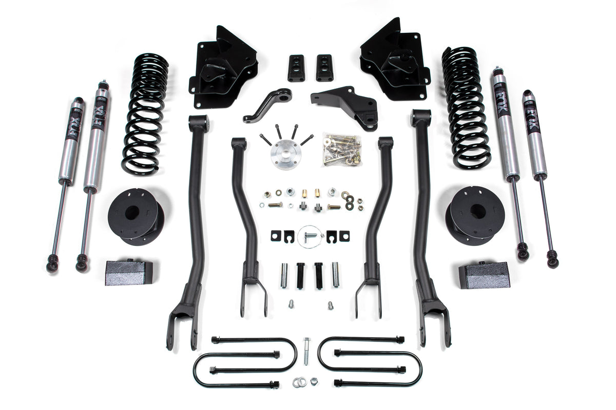 4 Inch Lift Kit w/ 4-Link | Ram 3500 w/ Rear Air Ride (13-18) 4WD | Diesel - BDS Suspension BDS1644H