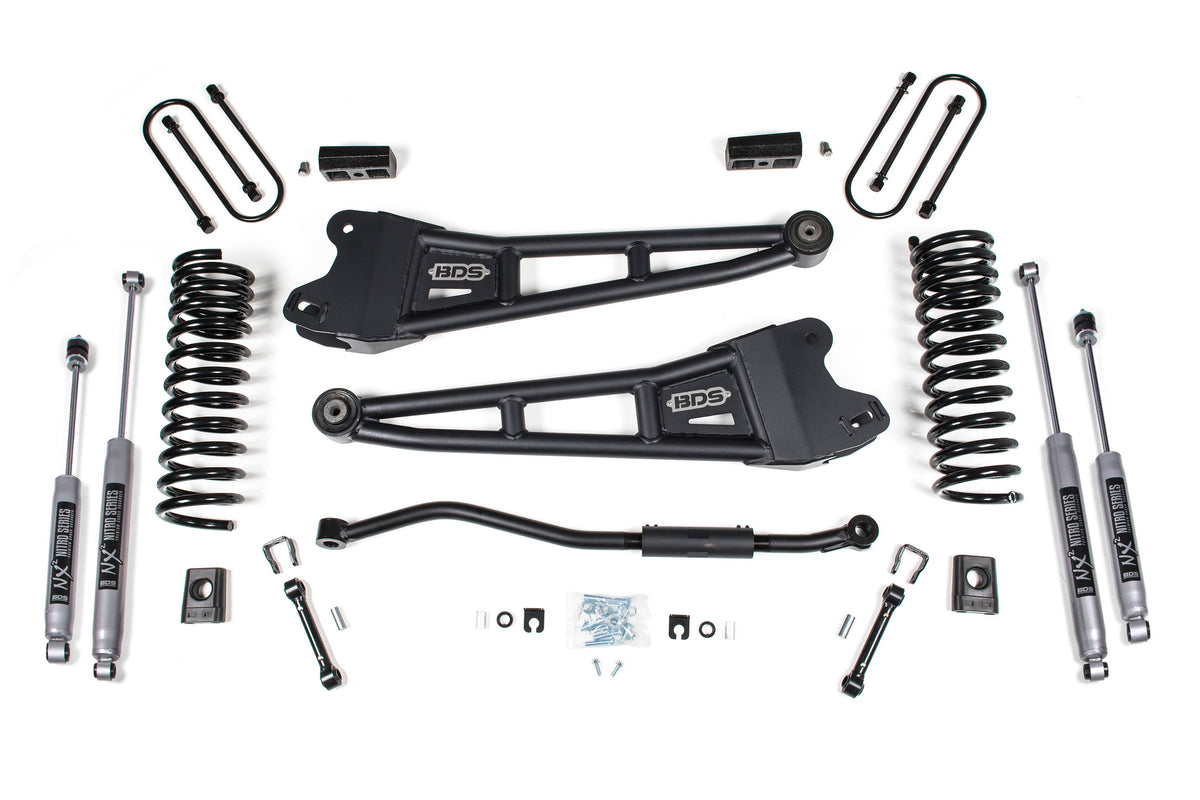3 Inch Lift Kit w/ Radius Arm | Ram 3500 (19-24) 4WD | Diesel - BDS Suspension BDS1654FPE
