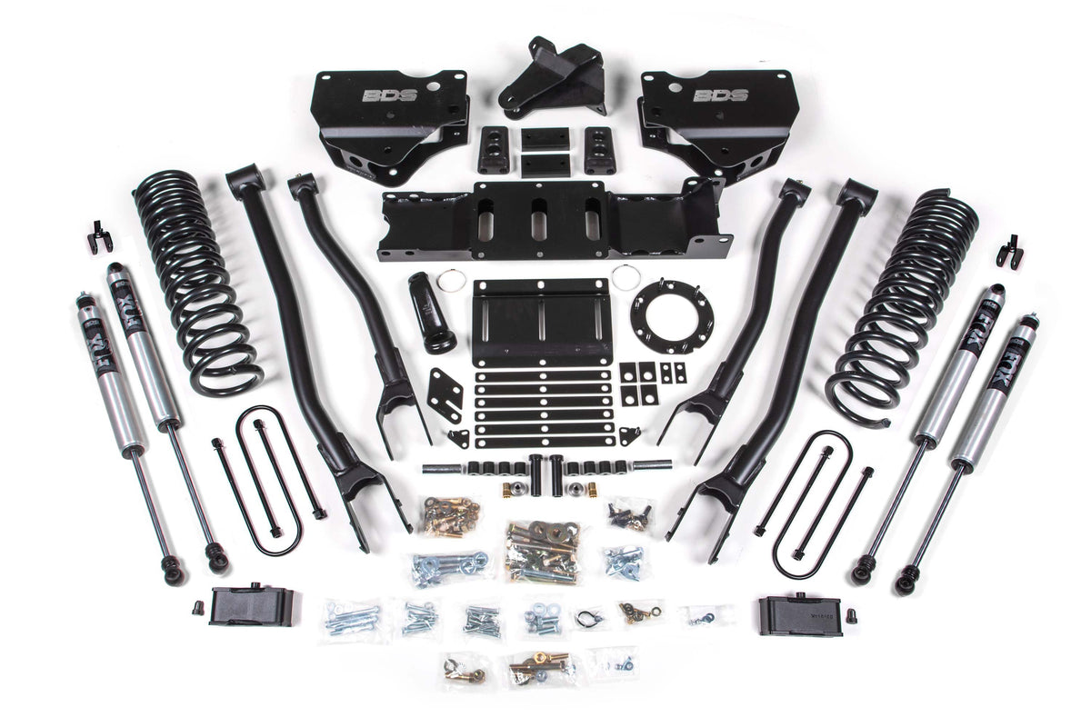 4 Inch Lift Kit w/ 4-Link | Ram 3500 (19-23) 4WD | Gas - BDS Suspension BDS1676H