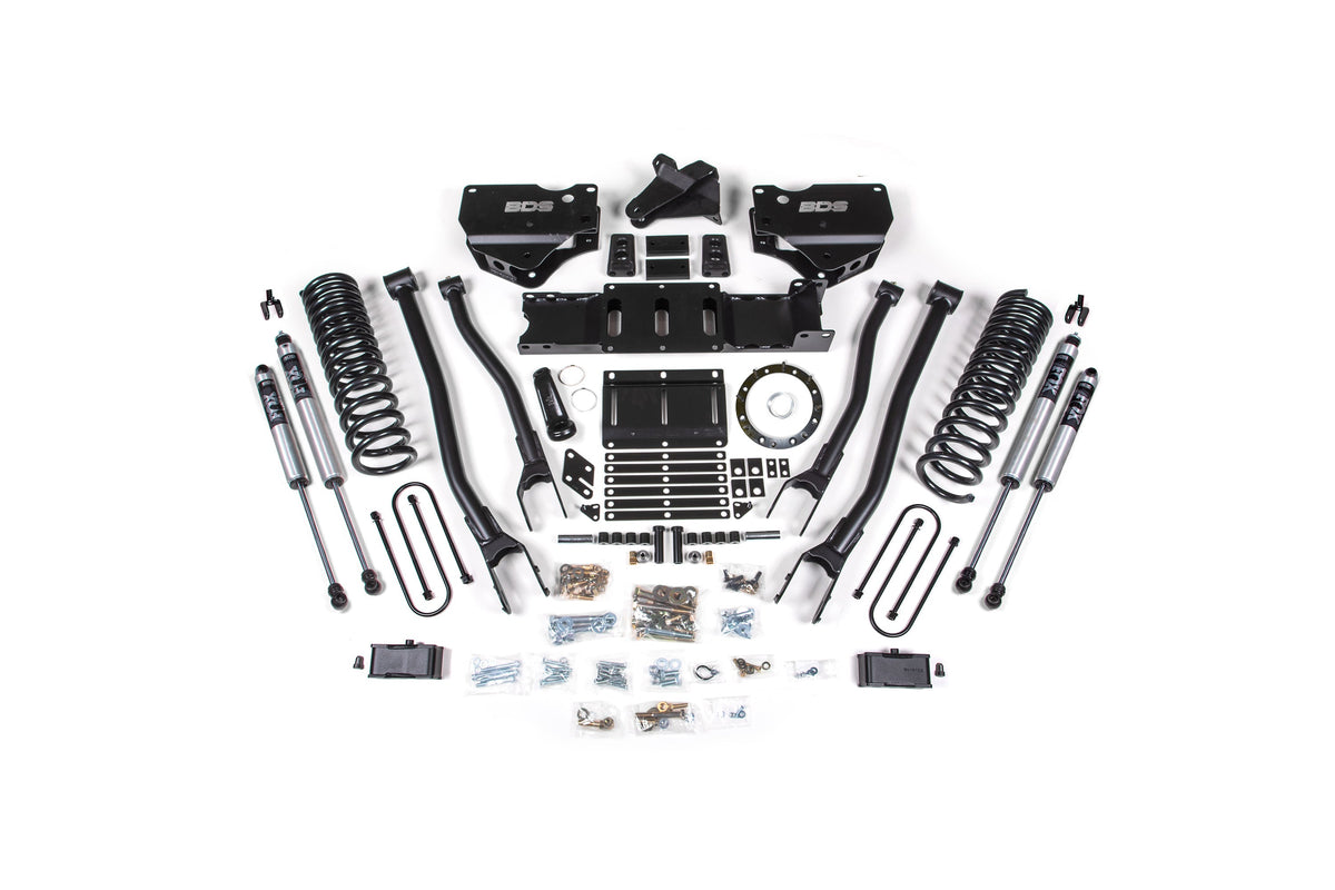 4 Inch Lift Kit w/ 4-Link | Ram 3500 (19-24) 4WD | Diesel - BDS Suspension BDS1673FPE