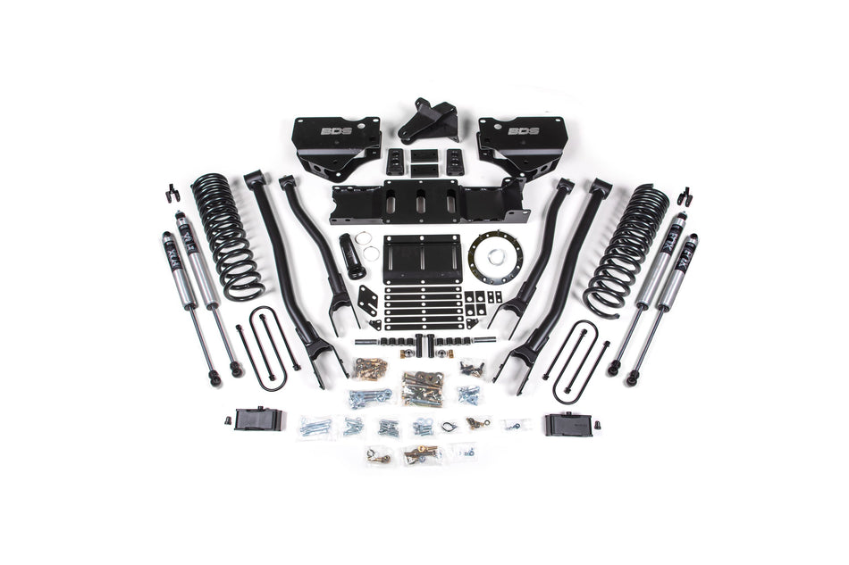 4 Inch Lift Kit w/ 4-Link | Ram 3500 (19-24) 4WD | Diesel - BDS Suspension BDS1673FPE