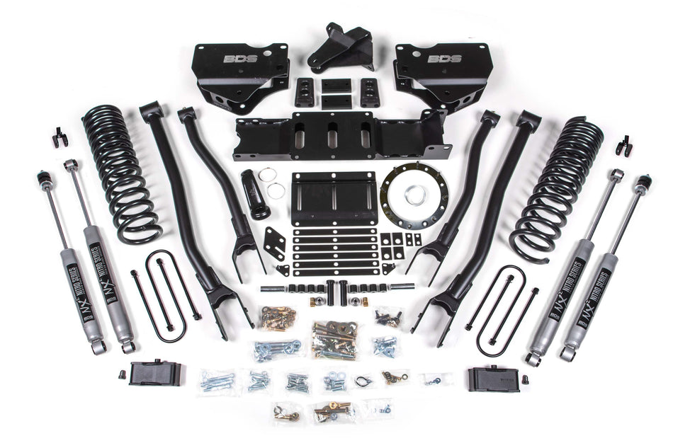 4 Inch Lift Kit w/ 4-Link | Ram 3500 (19-24) 4WD | Diesel - BDS Suspension BDS1673FS