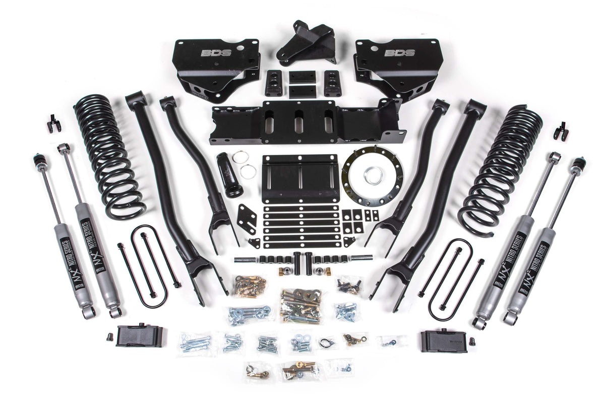 4 Inch Lift Kit w/ 4-Link | Ram 3500 (19-24) 4WD | Diesel - BDS Suspension BDS1667FPE