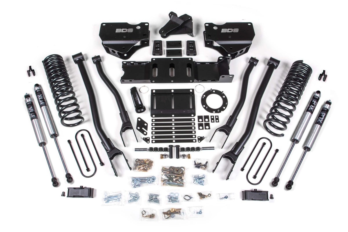 4 Inch Lift Kit w/ 4-Link | Ram 3500 (19-24) 4WD | Diesel - BDS Suspension BDS1673H