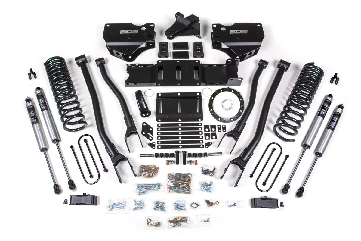 4 Inch Lift Kit w/ 4-Link | Ram 3500 (19-23) 4WD | Diesel - BDS Suspension BDS1672FS
