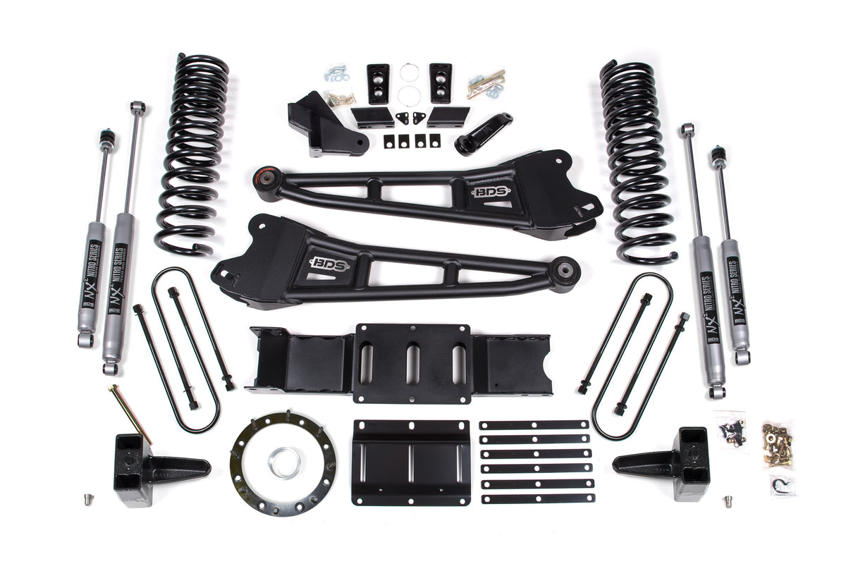 6 Inch Lift Kit w/ Radius Arm | Ram 3500 (19-24) 4WD | Diesel - BDS Suspension BDS1682FPE