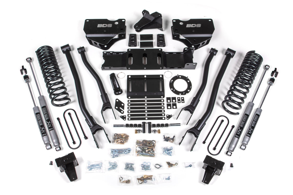 5.5 Inch Lift Kit w/ 4-Link | Ram 3500 (19-24) 4WD | Gas - BDS Suspension BDS1694FPE