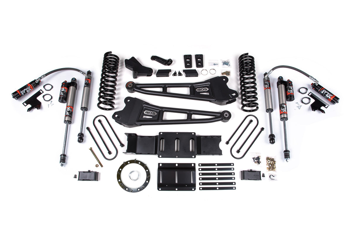 4 Inch Lift Kit w/ Radius Arm | 2 Inch Rear Block | Ram 3500 (19-24) 4WD | Diesel - BDS Suspension BDS1705H