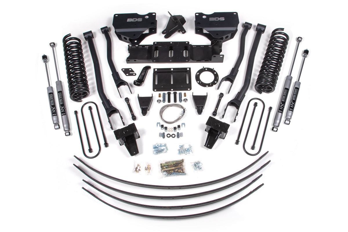 8 Inch Lift Kit w/ 4-Link | Ram 3500 (19-24) 4WD | Diesel - BDS Suspension BDS1728FS