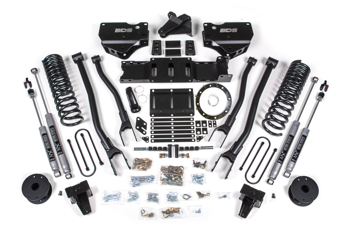 6 Inch Lift Kit w/ 4-Link | Ram 3500 w/ Rear Air Ride (19-24) 4WD | Diesel - BDS Suspension BDS1732FS