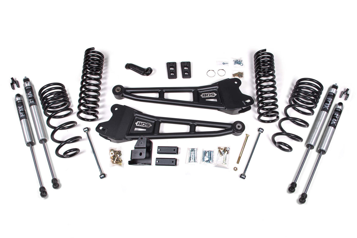 4 Inch Lift Kit w/ Radius Arm | Ram 2500 (14-18) 4WD | Gas - BDS Suspension BDS1763H