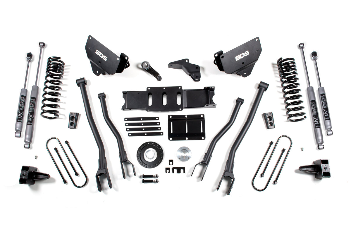 6 Inch Lift Kit w/ 4-Link | Ram 3500 (13-18) 4WD | Diesel - BDS Suspension BDS1782H