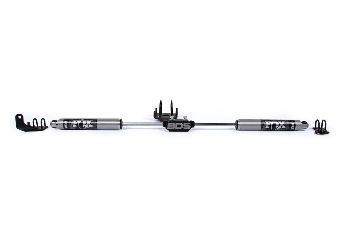 Dual Steering Stabilizer Kit w/ FOX 2.0 Performance Shocks | Dodge Ram 1500 (94-01) and 2500 (94-02) 4WD - BDS Suspension...