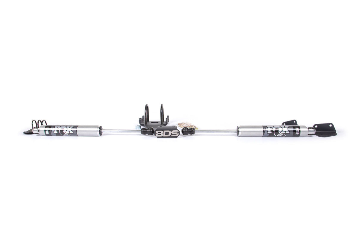 Dual Steering Stabilizer Kit w/ FOX 2.0 Performance Shocks | T-Style Steering | Dodge Ram 2500 (08-13) and 2500 (08-12)...
