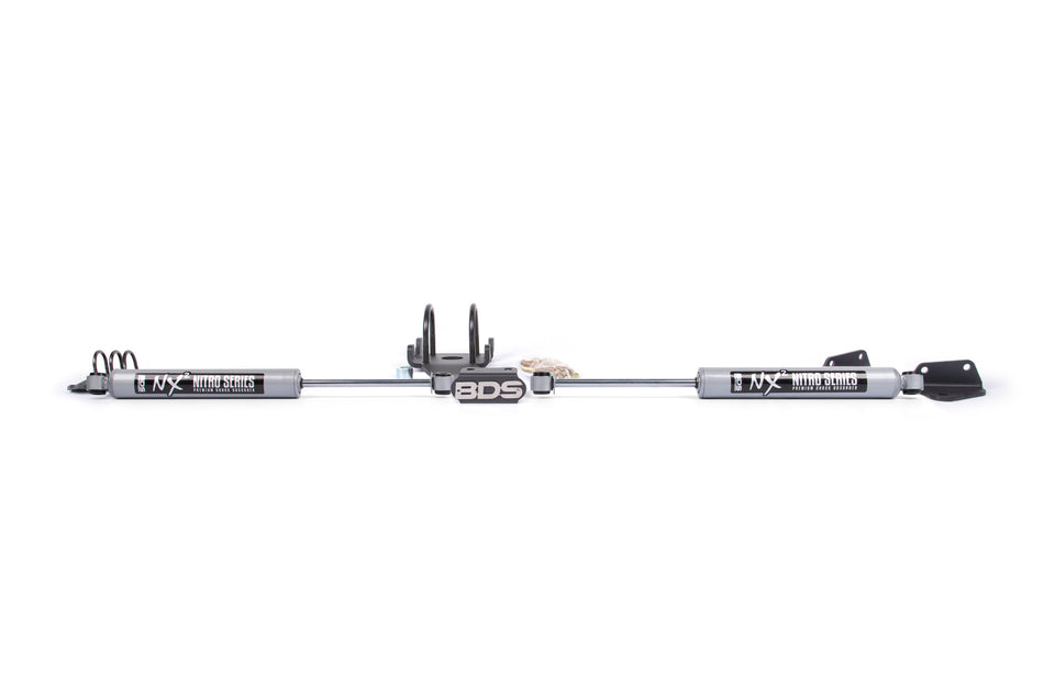 Dual Steering Stabilizer Kit w/ NX2 Shocks | Dodge Ram 2500/3500 (09-13) 4WD | T-Style Steering - BDS Suspension BDS2014DH