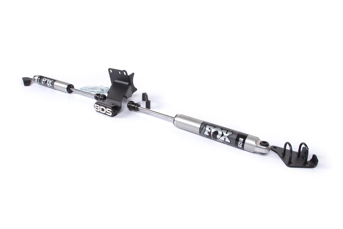 Dual Steering Stabilizer Kit w/ FOX 2.0 Performance Shocks | T-Style Steering | Ram 2500 (19-26) and 3500 (19-24) 4WD -...
