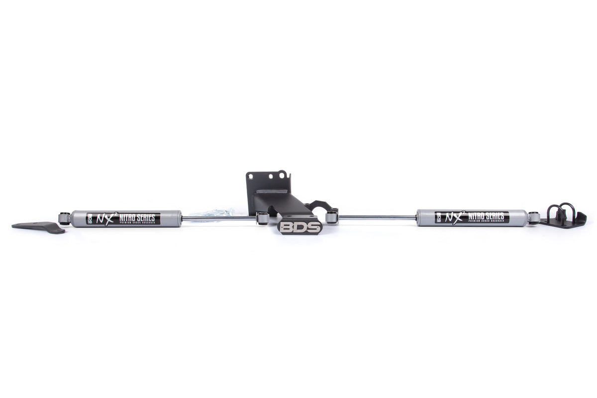 Dual Steering Stabilizer Kit w/ NX2 Shocks | T-Style Steering | Ram 2500 (19-26) and 3500 (19-24) 4WD - BDS Suspension...